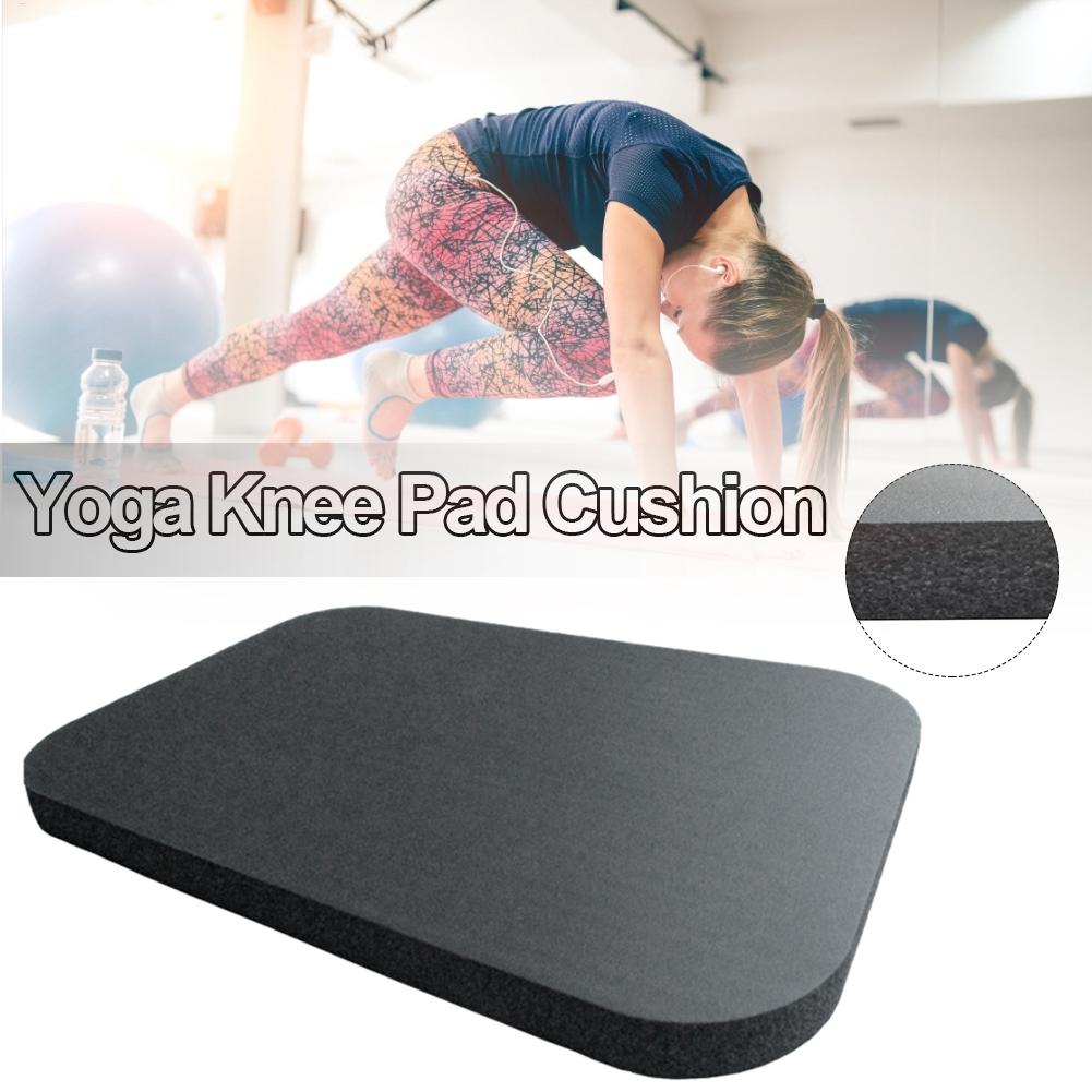 Pilates Yoga Knee Pads - แผ่นรองเข่าโยคะสีดำ 1 ชิ้น แผ่นรองป้องกันเข่า ฟองน้ำรองเข่า ฟองน้ำหนาพิเศษ