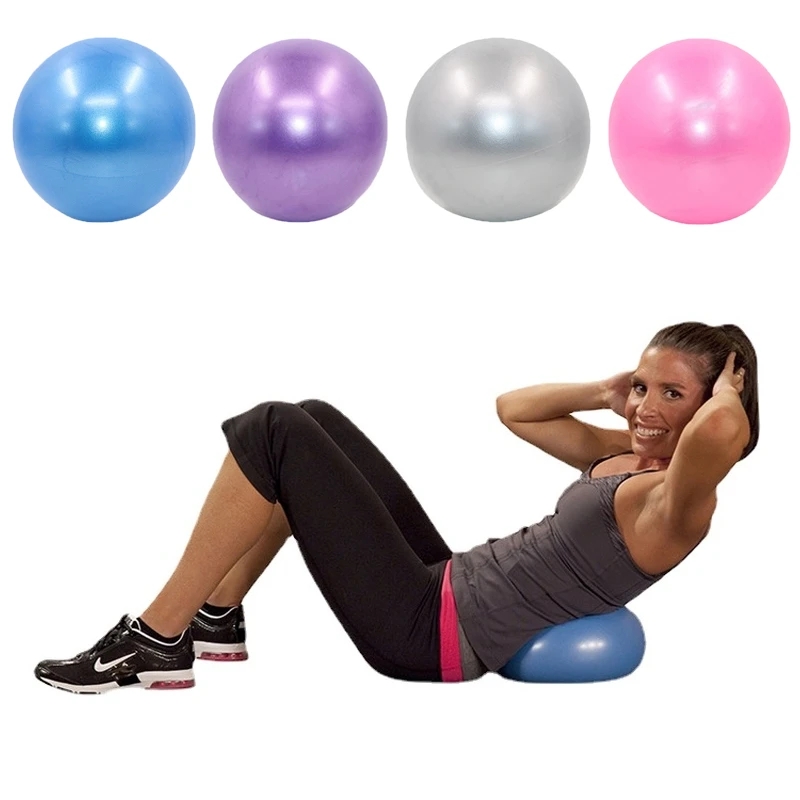 Pilates Toning Ball - 25 ซม.ลูกบอลพิลาทิสป้องกันการระเบิดโยคะ Core Ball ในร่ม BALANCE