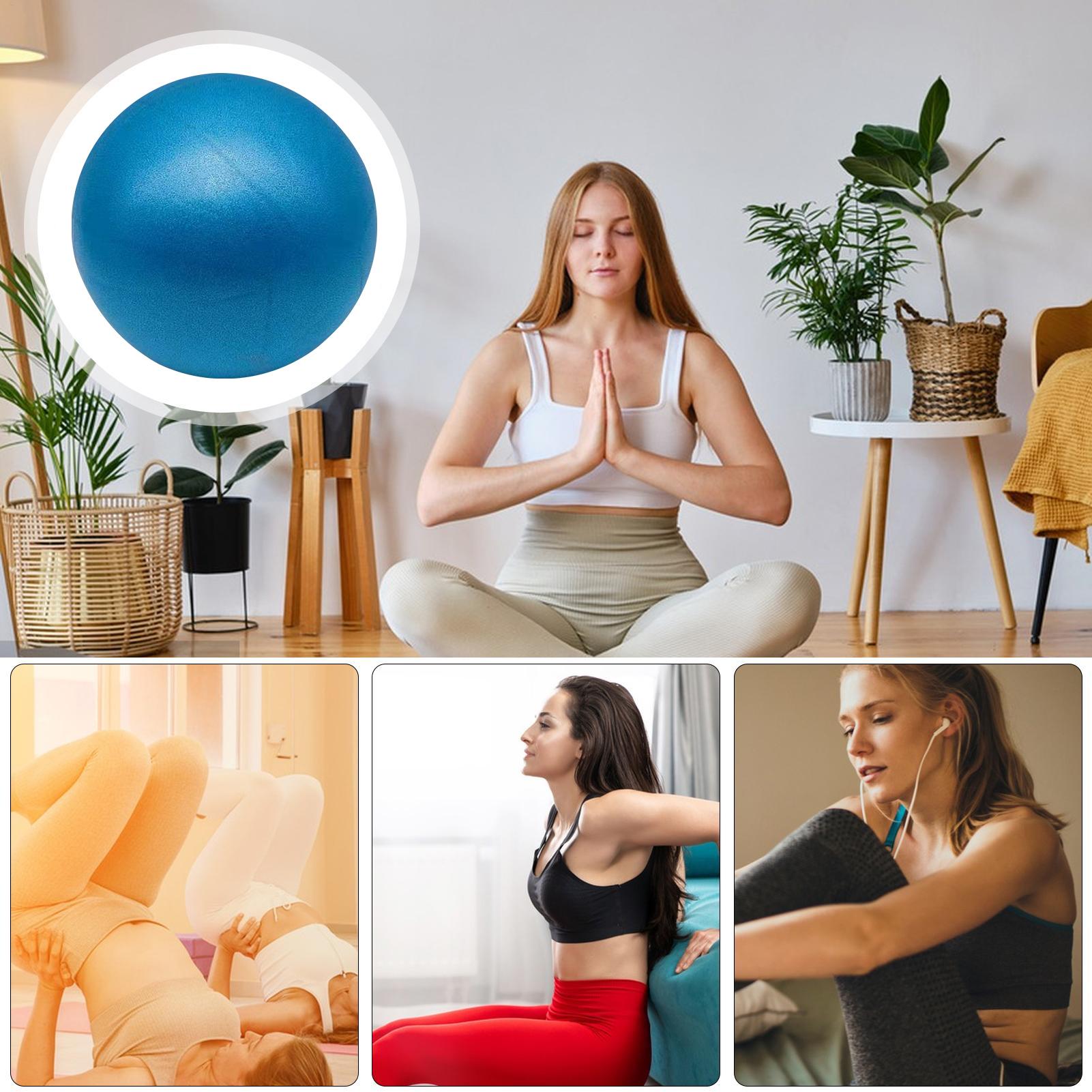 Pilates Toning Ball - 15 ซม.ลูกบอลโยคะป้องกันการระเบิด Frosted MINI พิลาทิสฟิตเนสบอลโยคะขนาดเล็ก Hip