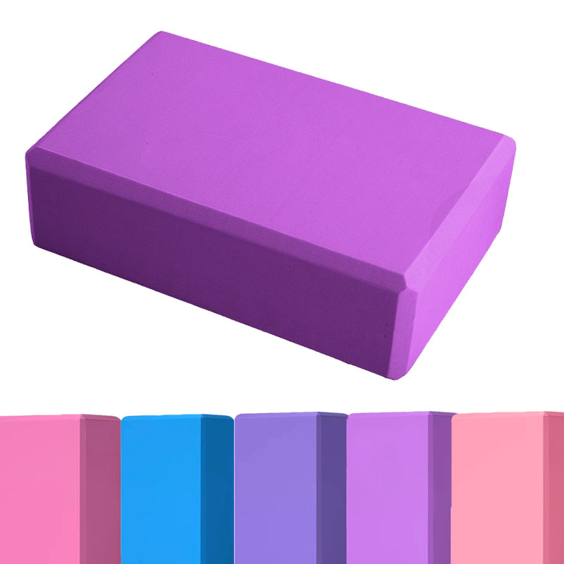 Pilates Yoga Block Exercises - 1PC โยคะ Building Blocks ก้อนเสริมเสื่อกีฬาพิลาทิสอิฐการออกกําลังกายหน้าแรกอุปกรณ์การออกกําลังกายฟิตเนส Eva