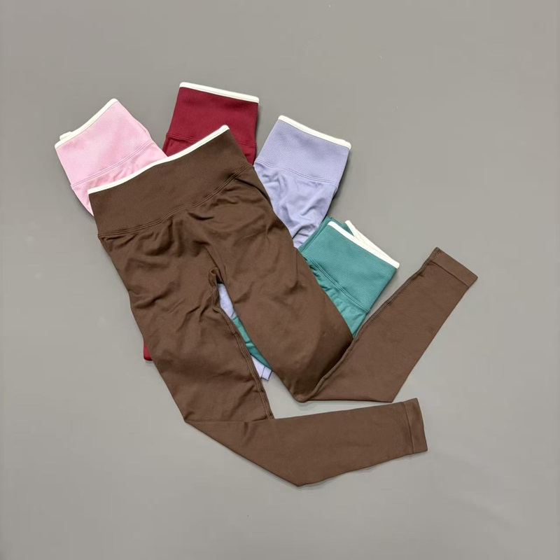 Pilates Yoga Leggings - กางเกงเลกกิ้ง Sculpt Scrunch สำหรับผู้หญิง เอวสูง ไร้รอยต่อ