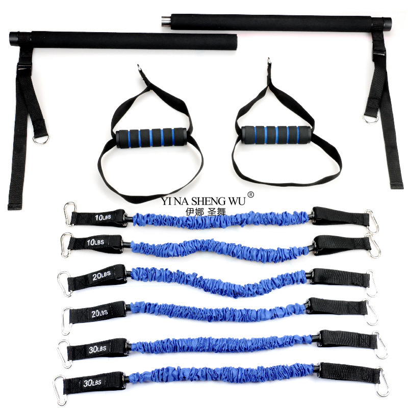 Pilates Yoga Combined - มัลติฟังก์ชั่นปรับพิลาทิส Rod เชือกยืดหยุ่น Anti-break ผ้าสกรูอินเทอร์เฟซโยคะฟิตเนส Rod