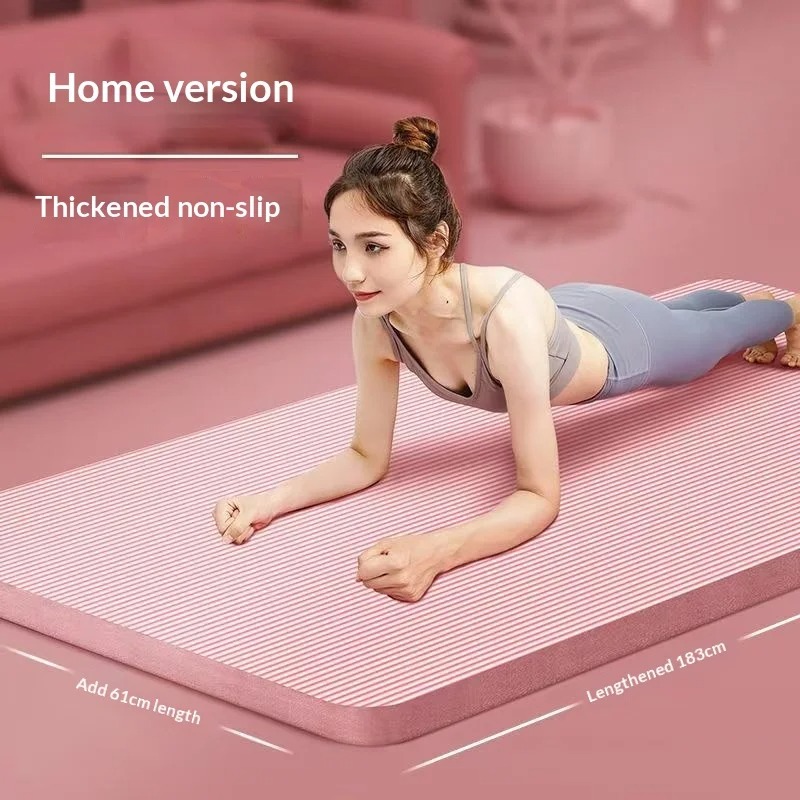 เสื่อโยคะหนาพิเศษ กันลื่น ซับแ - Pilates Yoga Home Workout บทวิจารณ์และราคา