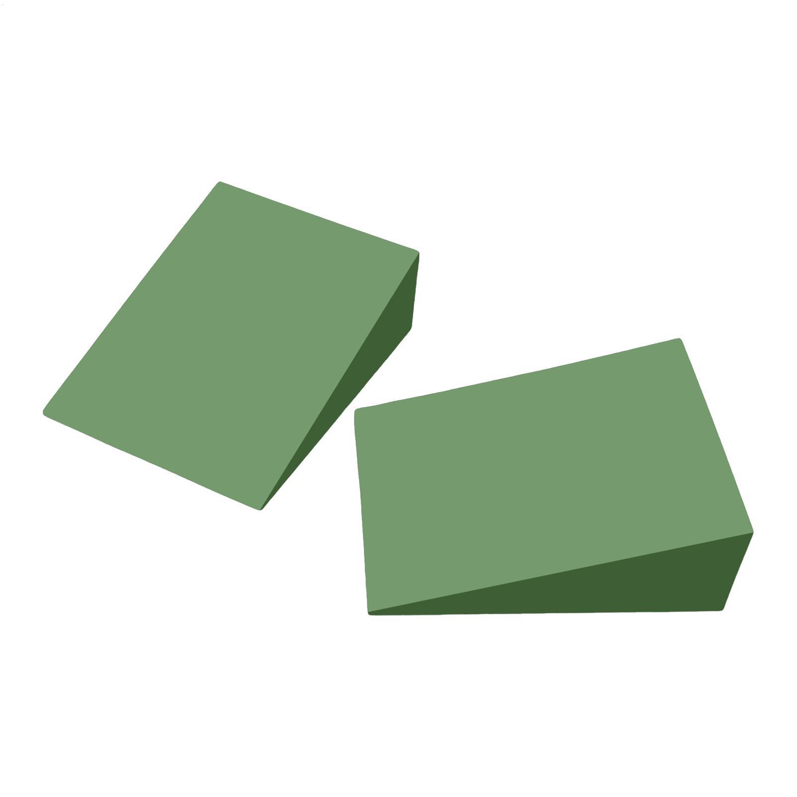 บล็อกโยคะแบบลิ่ม 1 คู่ ทำจากโฟ - Pilates Yoga Block Exercises บทวิจารณ์และราคา