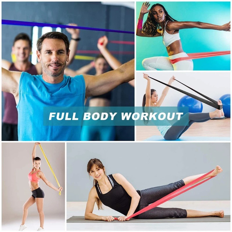 ยางยืดออกกำลังกายจากน้ำยางธรรม - Pilates Yoga Home Workout บทวิจารณ์และราคา