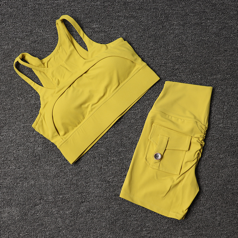กางเกงขาสั้นออกกําลังกายชุดโยค - Pilates Yoga Leggings บทวิจารณ์และราคา