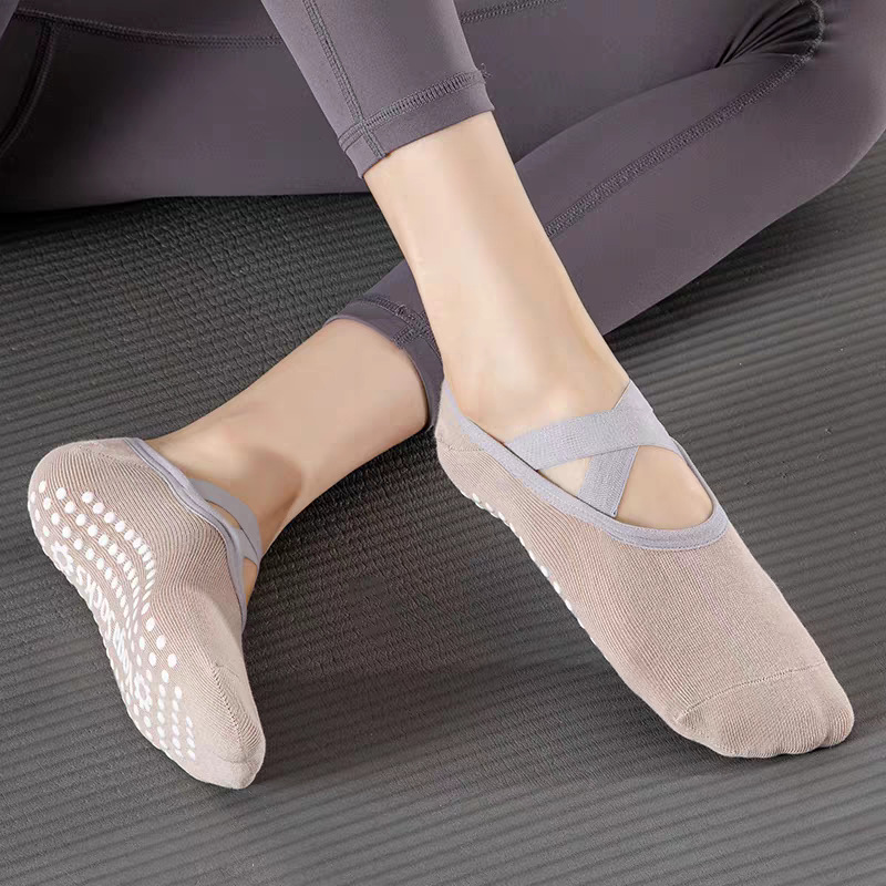 ถุงเท้าโยคะสำหรับผู้หญิงมืออาช - Yoga Pilates Yoga บทวิจารณ์และราคา