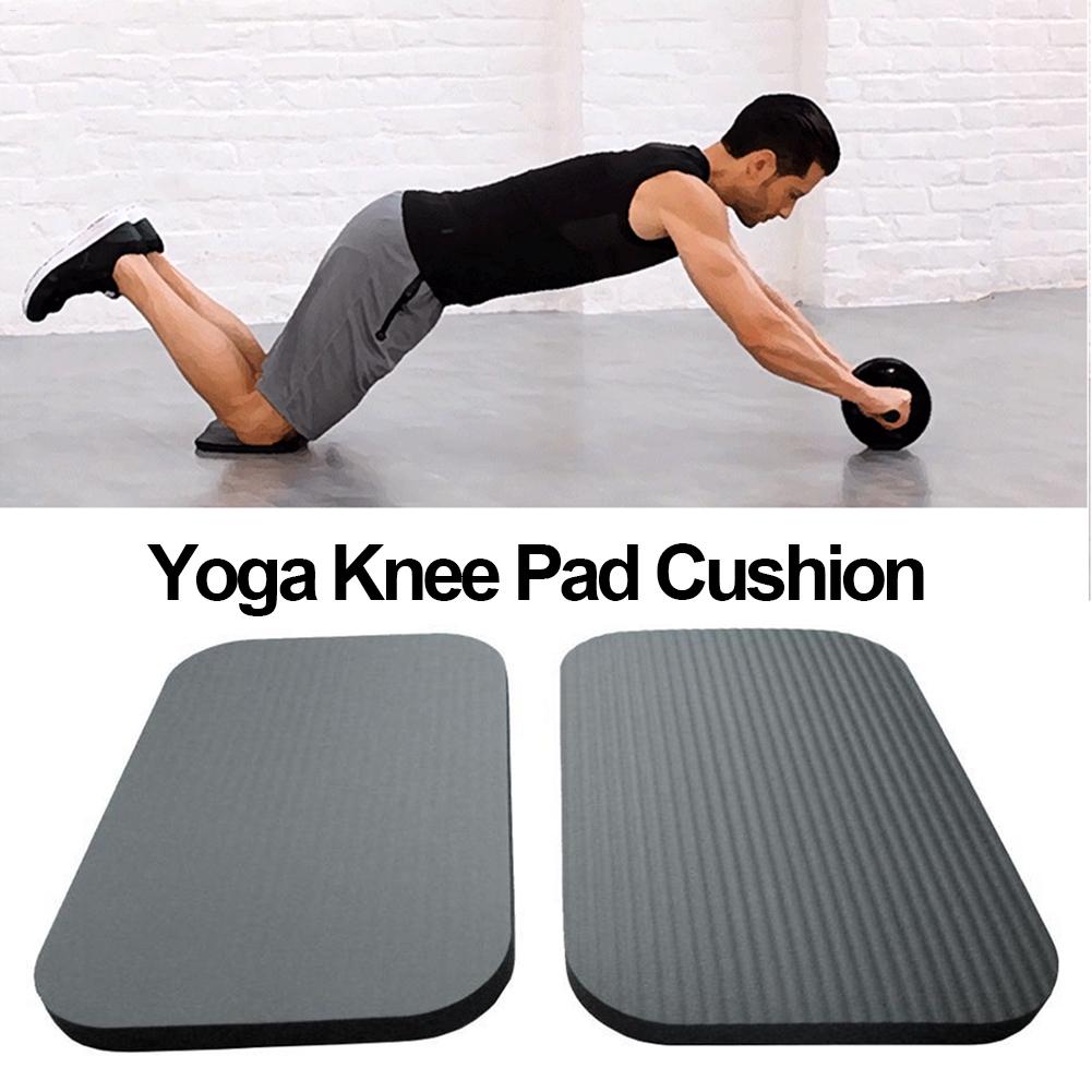 แผ่นรองเข่าโยคะสีดำ 1 ชิ้น แผ่ - Pilates Yoga Knee Pads บทวิจารณ์และราคา