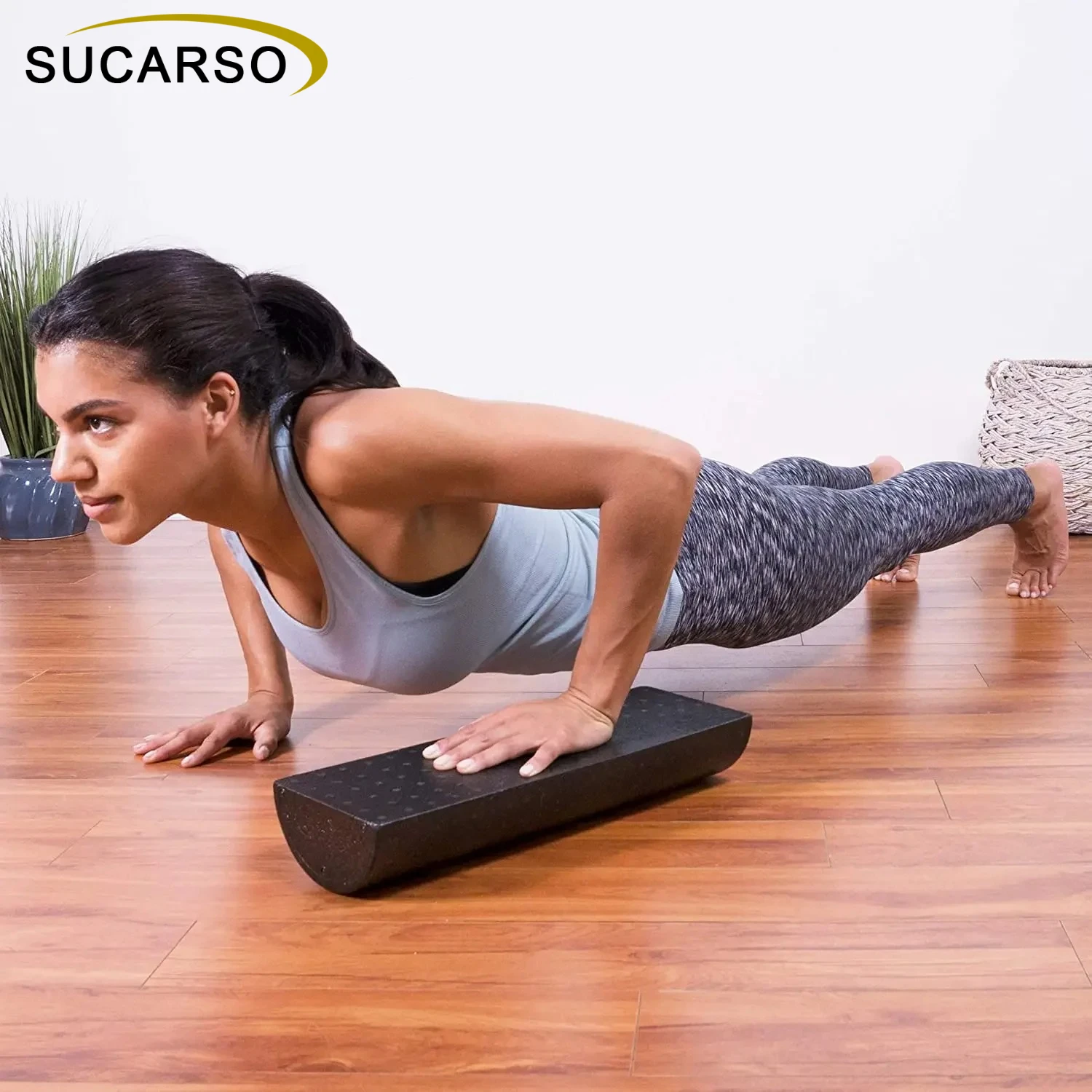 โฟมโรลเลอร์แบบครึ่งวงกลมใหม่ โ - Pilates Yoga Block Exercises บทวิจารณ์และราคา