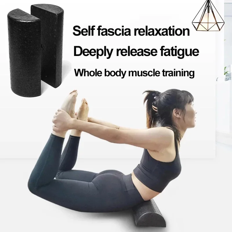 โฟมโรลเลอร์แบบครึ่งวงกลมใหม่ โ - Pilates Yoga Block Exercises บทวิจารณ์และราคา