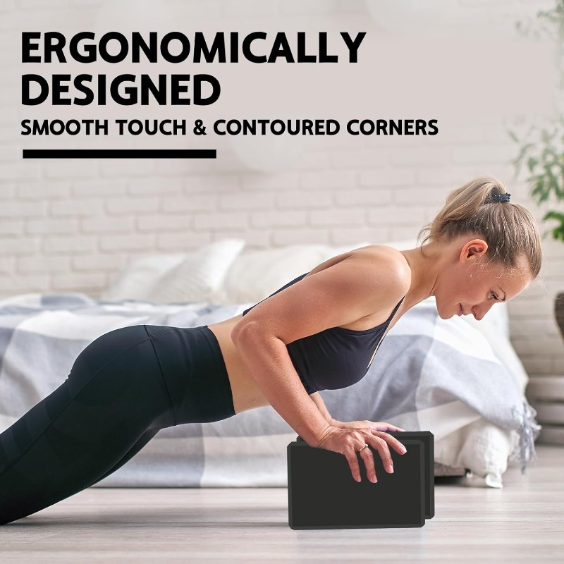 1 คู่สำหรับอุปกรณ์กีฬาออกกำลัง - Pilates Yoga Block Exercises บทวิจารณ์และราคา
