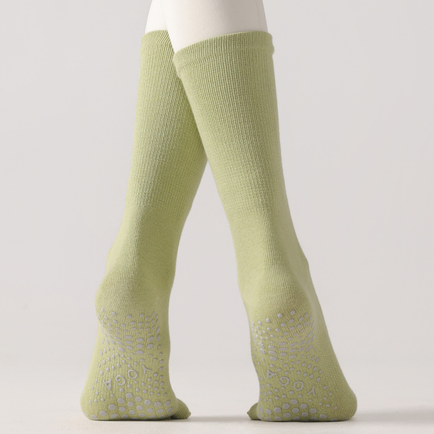 ถุงเท้าโยคะผู้หญิง 1 คู่ สีลูก - Yoga Pilates Yoga บทวิจารณ์และราคา