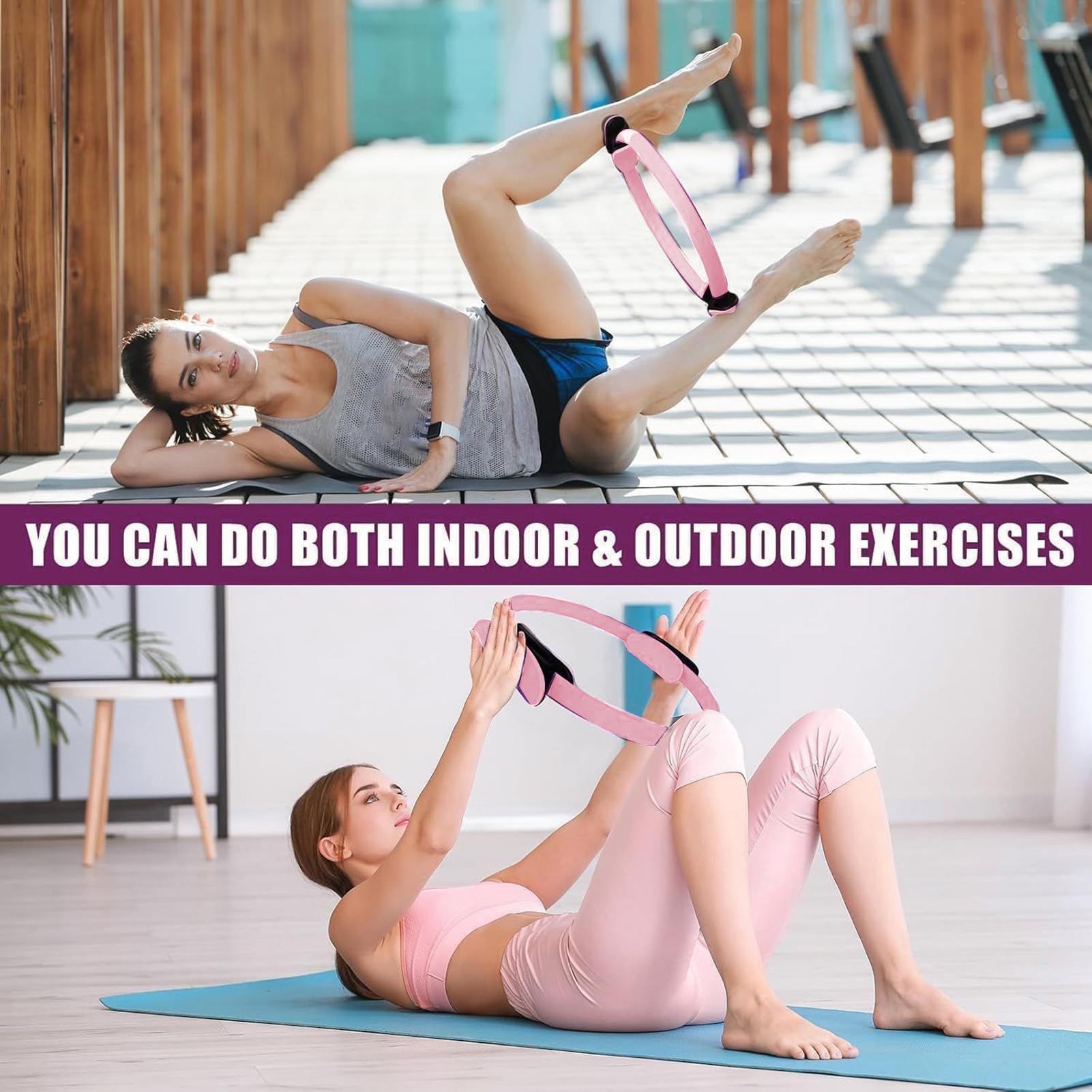 ชุดลูกบอลและวงแหวนพิลาทิสใหม่  - Pilates Yoga Combined บทวิจารณ์และราคา