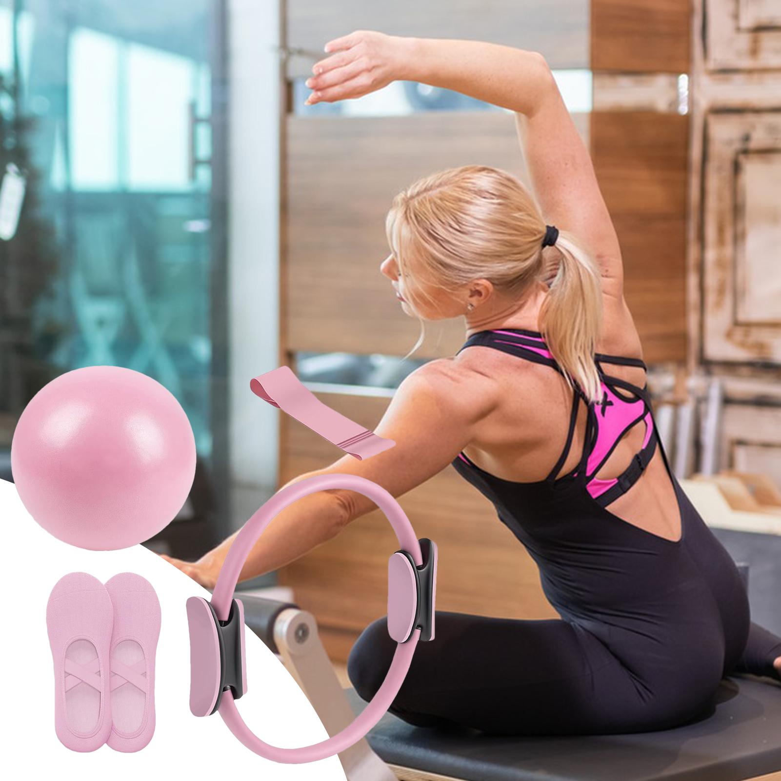 ชุดลูกบอลและวงแหวนพิลาทิสใหม่  - Pilates Yoga Combined บทวิจารณ์และราคา