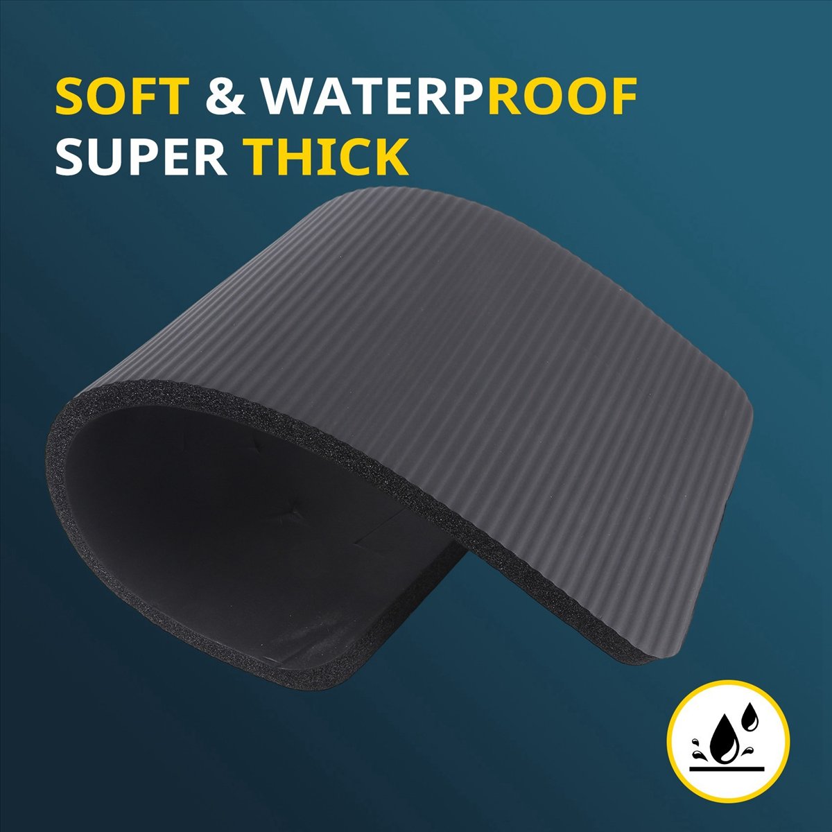 เสื่อโยคะหนา 15 มม. แผ่นรองเข่ - Pilates Yoga Knee Pads บทวิจารณ์และราคา