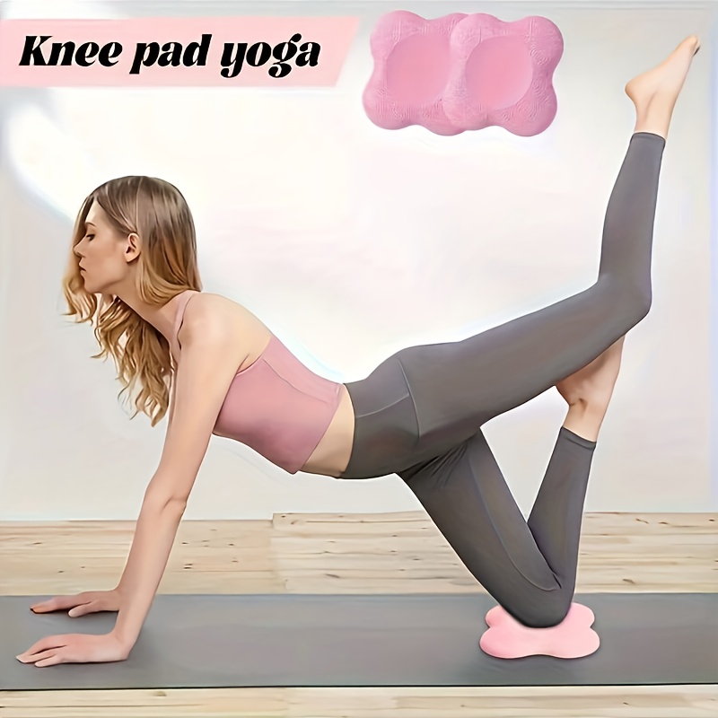 แผ่นรองเข่าโยคะกันลื่นแบบหนา 2 - Pilates Yoga Knee Pads บทวิจารณ์และราคา