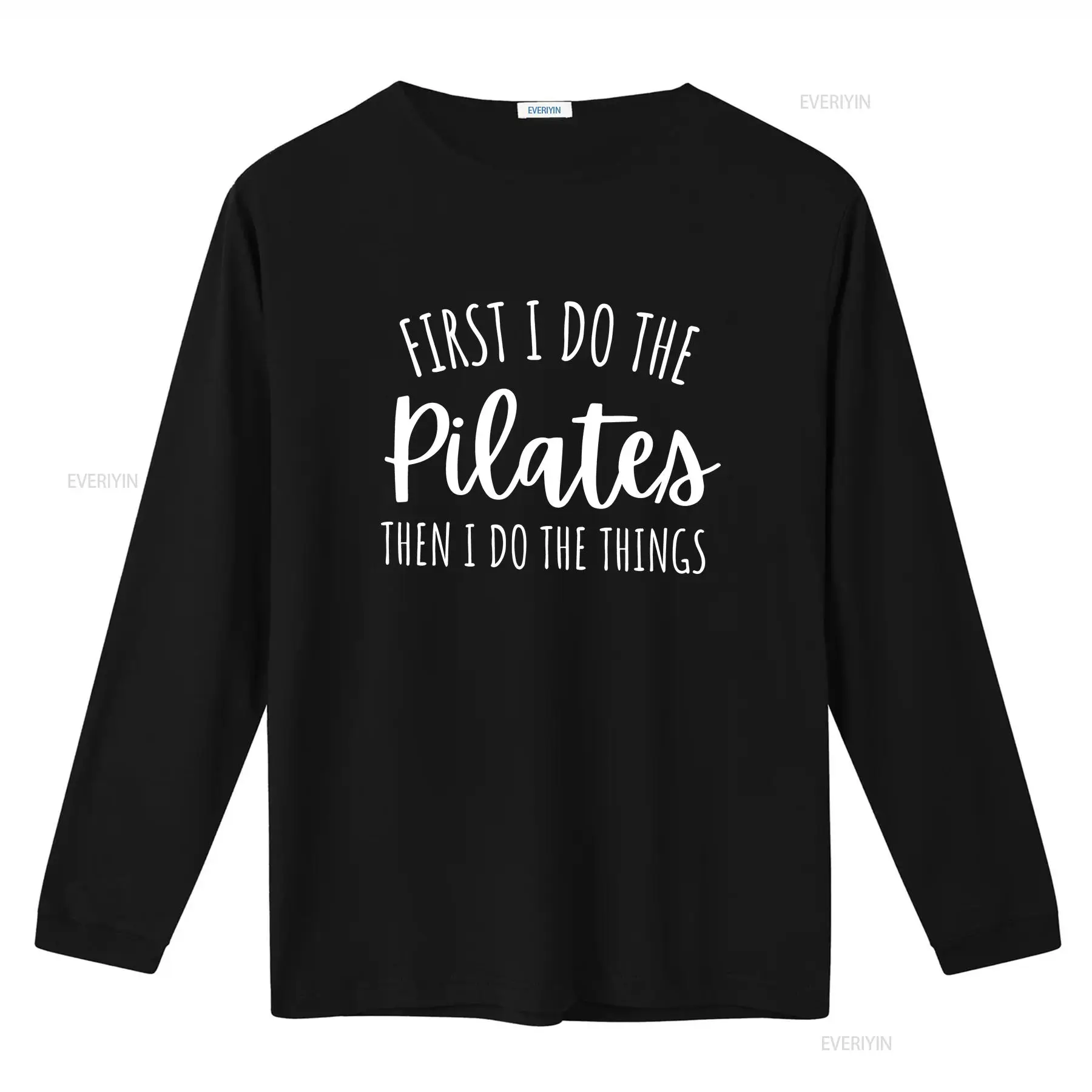 เสื้อยืด First I Do Pilates Th - Pilates Yoga Instructor บทวิจารณ์และราคา