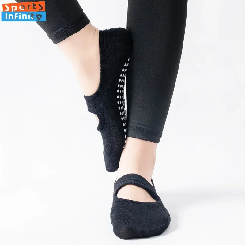 ถุงเท้าซิลิโคนเปลือยหลังสำหรับ - Yoga Pilates Yoga บทวิจารณ์และราคา
