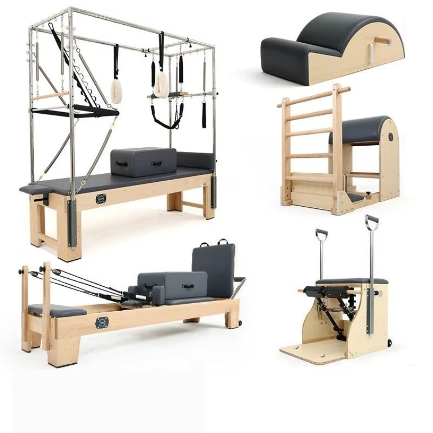 เตียงพิลาทิสเรฟอร์เมอร์ไม้สำหร - Pilates Yoga Instructor บทวิจารณ์และราคา