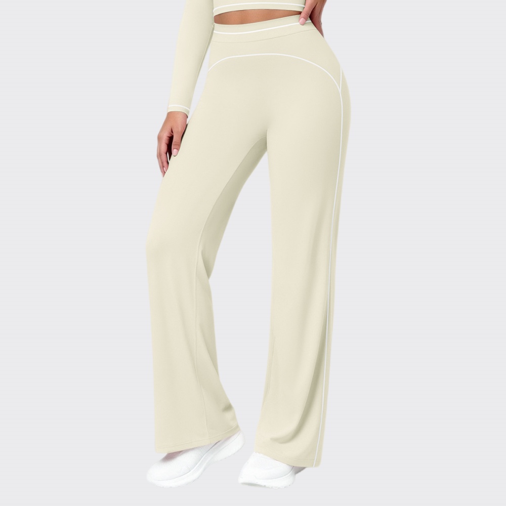 กางเกงเอวสูงทรงบานใหม่สำหรับผู - Pilates Yoga Leggings บทวิจารณ์และราคา