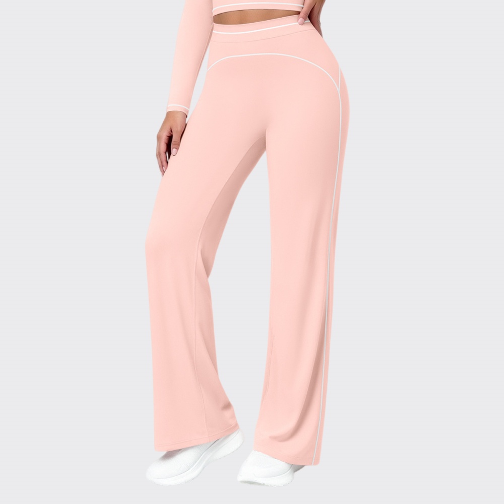 กางเกงเอวสูงทรงบานใหม่สำหรับผู - Pilates Yoga Leggings บทวิจารณ์และราคา