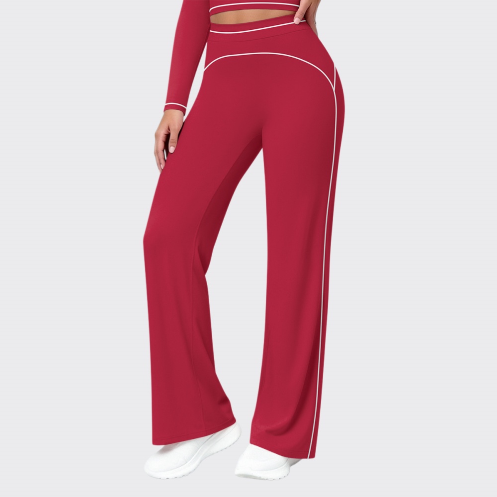 กางเกงเอวสูงทรงบานใหม่สำหรับผู - Pilates Yoga Leggings บทวิจารณ์และราคา