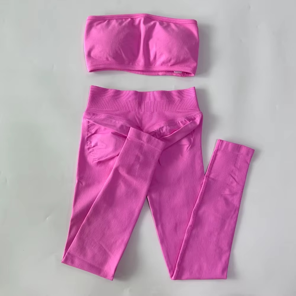 ชุดโยคะแบบสองชิ้นสำหรับผู้หญิง - Pilates Yoga Leggings บทวิจารณ์และราคา