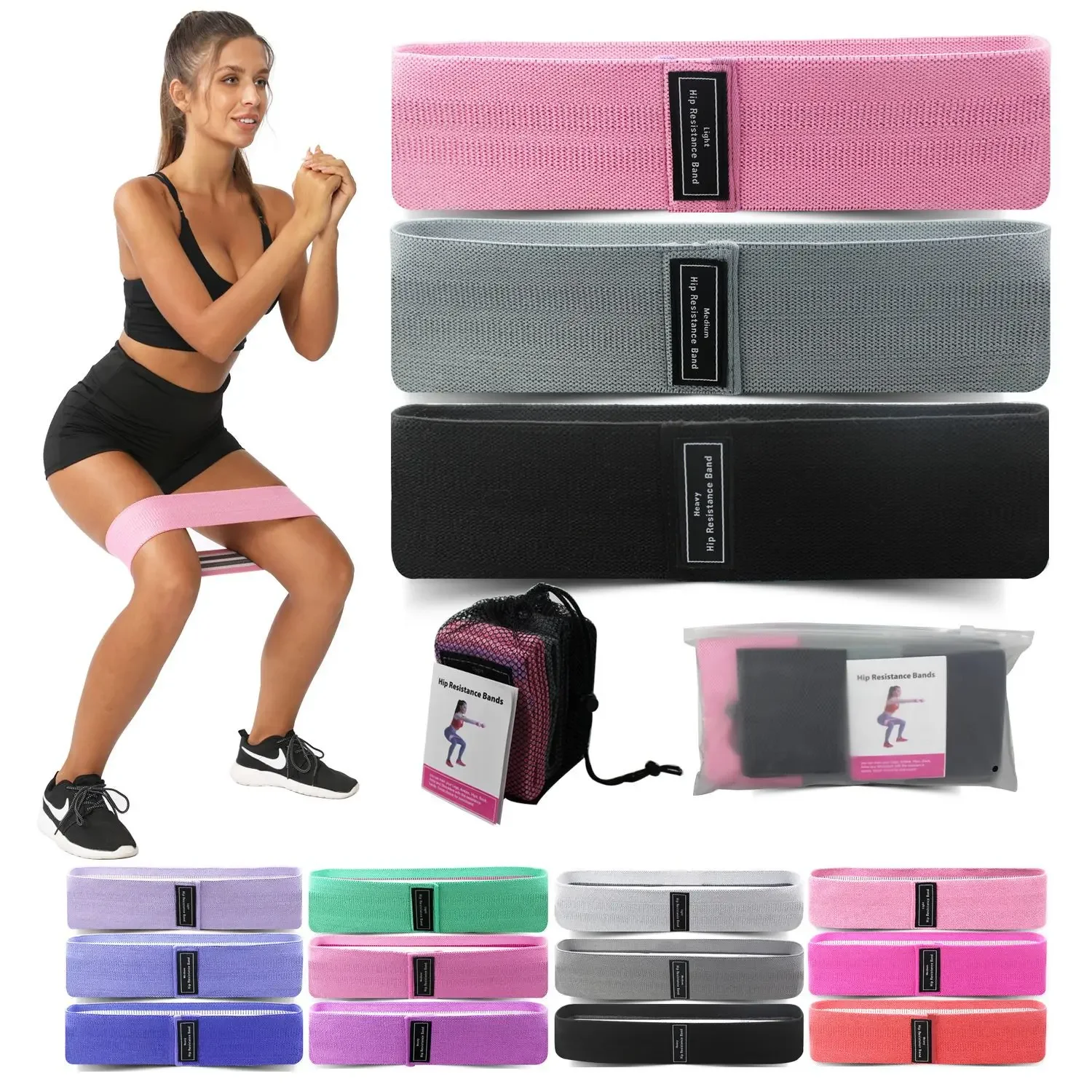 1/2/3PCS แถบยืดหยุ่นฟิตเนสความ - Pilates Yoga Home Workout บทวิจารณ์และราคา