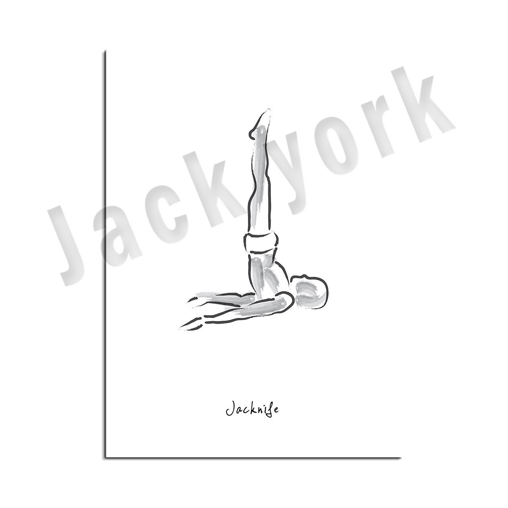 โปสเตอร์ภาพกราฟิกขาวดำเกี่ยวกั - Pilates Yoga Combined บทวิจารณ์และราคา