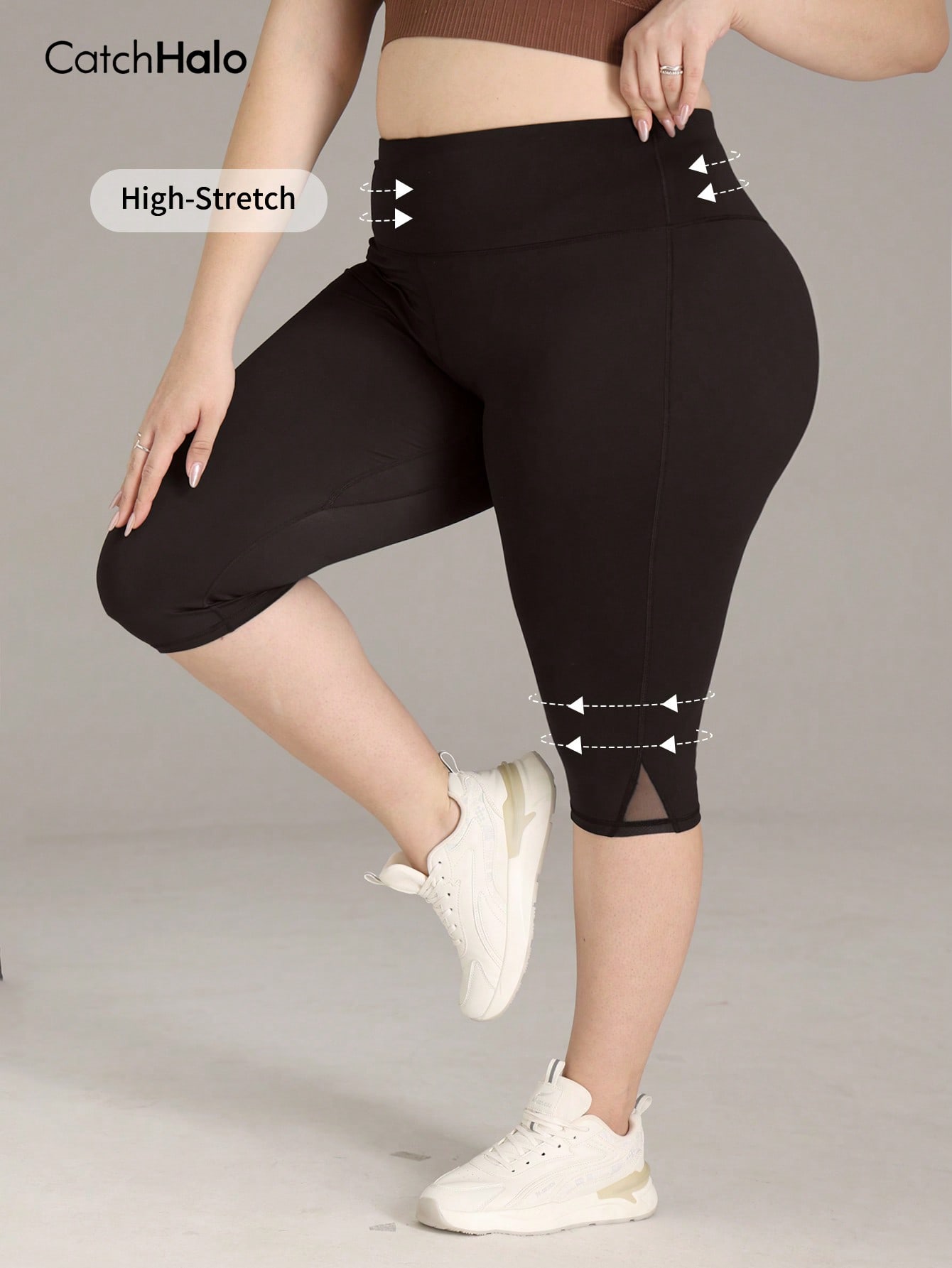 เลกกิ้งออกกำลังกายไซส์ใหญ่สำหร - Pilates Yoga Leggings บทวิจารณ์และราคา