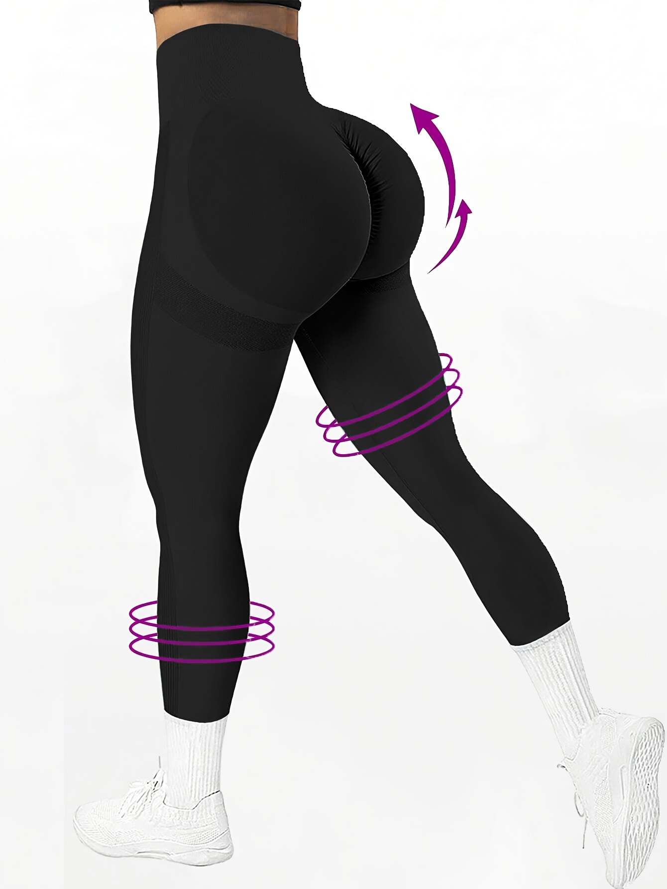 กางเกงโยคะเอวสูงไร้ตะเข็บสำหรั - Pilates Yoga Leggings บทวิจารณ์และราคา
