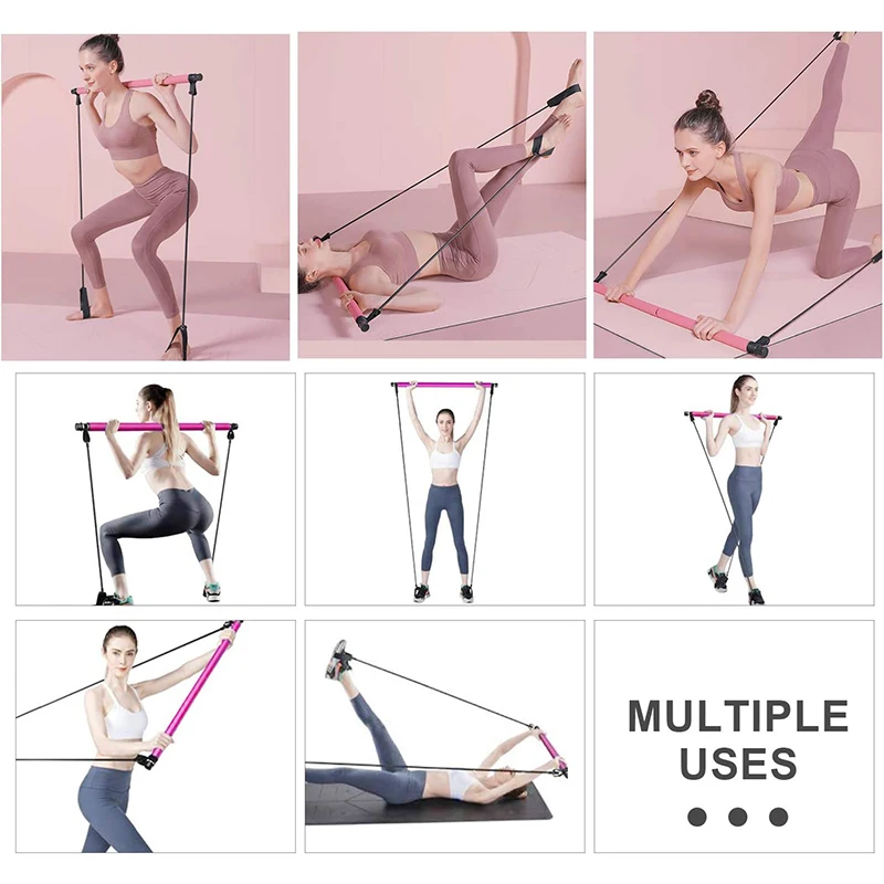 ฟิตเนสบาร์โยคะหน้าอกขยายความตึ - Pilates Yoga Combined บทวิจารณ์และราคา