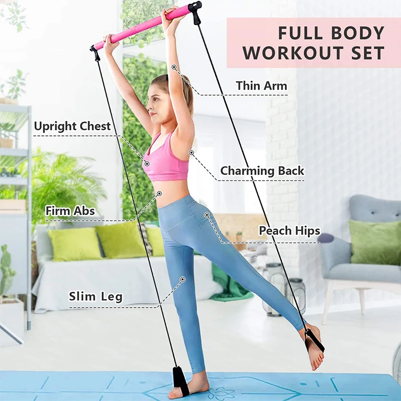 ฟิตเนสบาร์โยคะหน้าอกขยายความตึ - Pilates Yoga Combined บทวิจารณ์และราคา